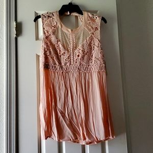 Peach color blouse